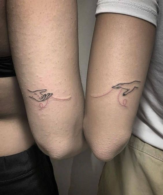 Couple Tattoo Model Idea