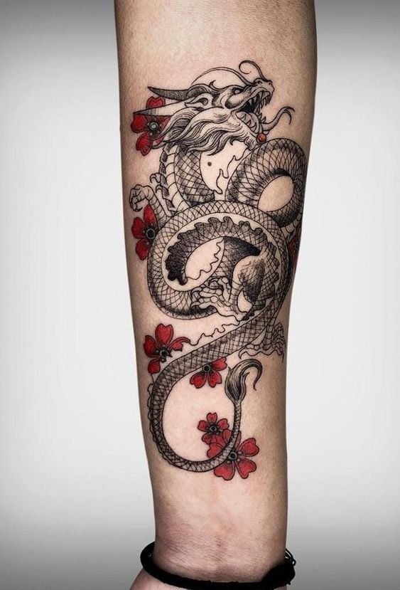 Dragon Tattoo For Woman