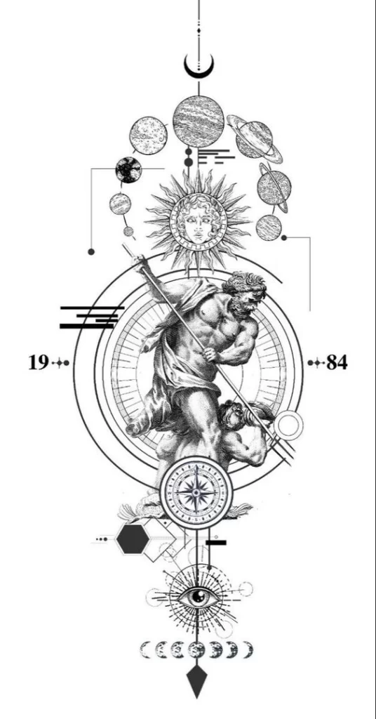 Greek Mytology Tattoo Design Ideas