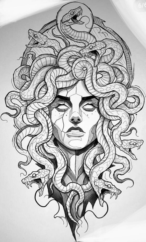 Medusa Tattoo Example