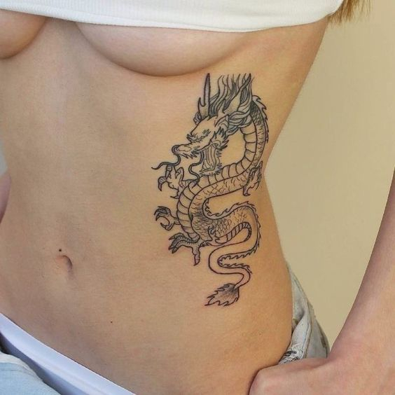 Woman Dragon Tattoo Ideas