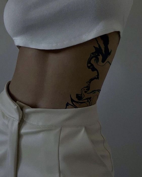 Woman Dragon Tattoos