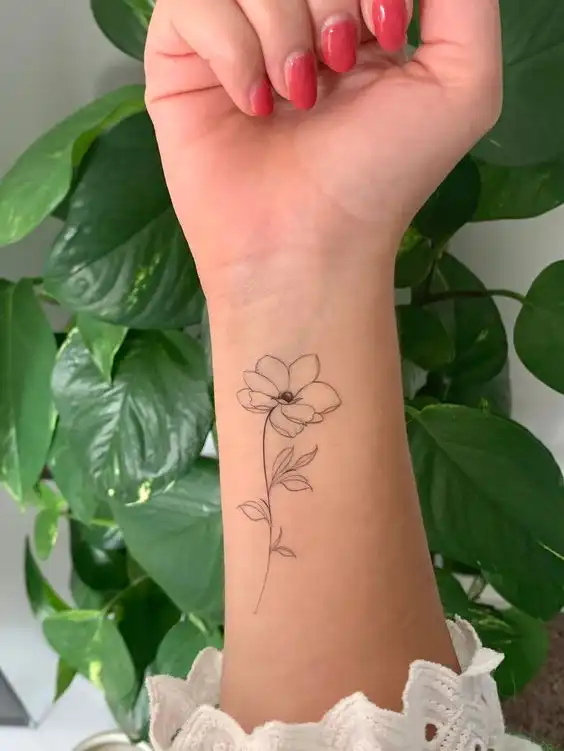 Flowers Tattoo Idea