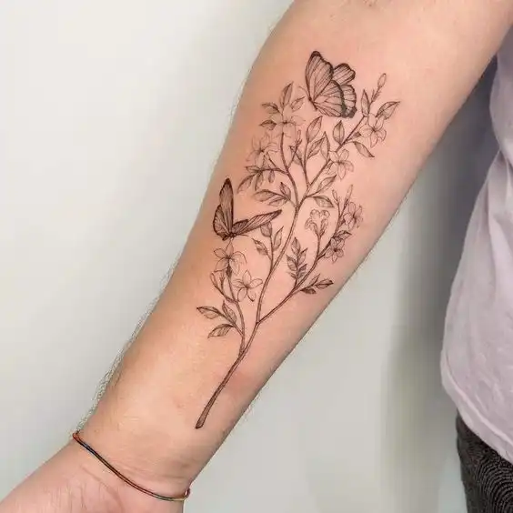 Flowers Tattoo Idea