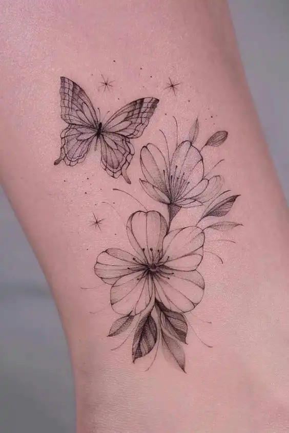 Flowers Tattoo Idea