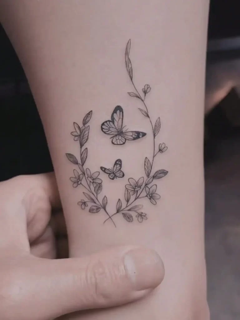 Flowers Tattoo Idea